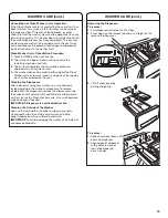 Preview for 15 page of Whirlpool W10441096D Use & Care Manual