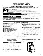 Preview for 3 page of Whirlpool W10462760B Use & Care Manual