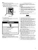 Preview for 7 page of Whirlpool W10462760B Use & Care Manual