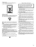 Preview for 15 page of Whirlpool W10462760B Use & Care Manual