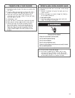 Preview for 11 page of Whirlpool W10469645B Use And Care Manual