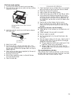 Preview for 13 page of Whirlpool W10477534B Installation Instructions Manual