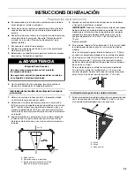 Предварительный просмотр 23 страницы Whirlpool W10502583F Installation Instructions And Use & Care Manual