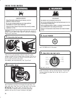 Preview for 10 page of Whirlpool W10529641A Use & Care Manual