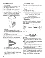 Предварительный просмотр 14 страницы Whirlpool W10551713A User Instructions