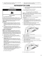 Предварительный просмотр 19 страницы Whirlpool W10551713A User Instructions