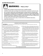 Preview for 2 page of Whirlpool W10558490A Installation Instructions Manual