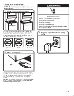 Preview for 21 page of Whirlpool W10558490A Installation Instructions Manual