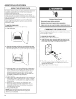 Preview for 10 page of Whirlpool w10562333a Use & Care Manual