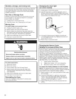 Preview for 10 page of Whirlpool W10562346B Use And Care Manual