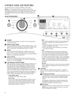 Предварительный просмотр 4 страницы Whirlpool w1058789a Use & Care Manual