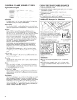 Предварительный просмотр 6 страницы Whirlpool w1058789a Use & Care Manual