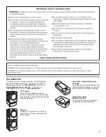 Preview for 3 page of Whirlpool W10656464B Use & Care Manual