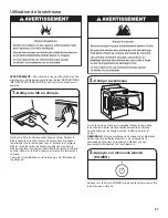 Предварительный просмотр 27 страницы Whirlpool W10680128B Use & Care Manual