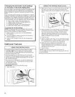 Preview for 12 page of Whirlpool W10680139C Use & Care Manual