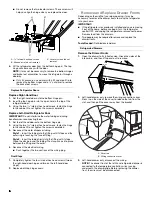 Предварительный просмотр 6 страницы Whirlpool W10730921A User Instructions