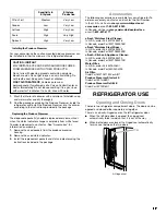 Предварительный просмотр 17 страницы Whirlpool W10730921A User Instructions