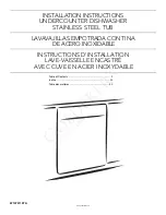 Whirlpool W10741197A Installation Instructions Manual предпросмотр