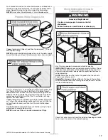 Предварительный просмотр 17 страницы Whirlpool W10741197A Installation Instructions Manual