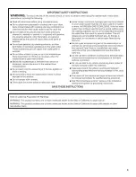 Preview for 3 page of Whirlpool W10761048A Installation Instructions Manual