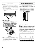 Предварительный просмотр 8 страницы Whirlpool W10855069A User Instructions