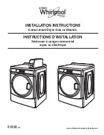 Preview for 1 page of Whirlpool W10919522B Installation Instructions Manual