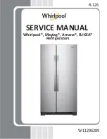 Предварительный просмотр 1 страницы Whirlpool W11296289 Service Manual