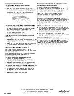 Preview for 9 page of Whirlpool W11411645A Quick Start Manual