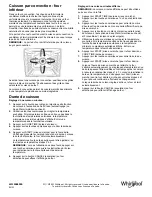 Preview for 19 page of Whirlpool W11508802B Control Manual