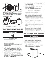 Preview for 6 page of Whirlpool W11566615A Installation Instructions Manual