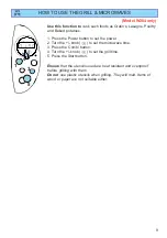 Предварительный просмотр 9 страницы Whirlpool W201 Instructions For Use Manual