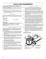 Preview for 2 page of Whirlpool W2GH3 Installation Instructions Manual