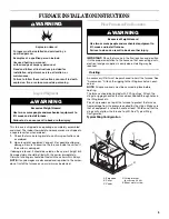 Preview for 5 page of Whirlpool W2PG Installation Instructions Manual