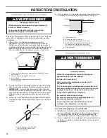 Предварительный просмотр 20 страницы Whirlpool W3CG3014XB Installation Instructions Manual