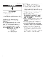 Preview for 4 page of Whirlpool W5CE1522FB01 Installation Instructions Manual