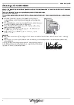 Preview for 10 page of Whirlpool W7 821O K Quick Start Manual