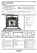 Предварительный просмотр 1 страницы Whirlpool W7OM44S1H Daily Reference Manual