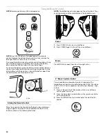 Предварительный просмотр 16 страницы Whirlpool W7WCC065XB Use And Care Manual