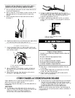 Предварительный просмотр 31 страницы Whirlpool W7WCC065XB Use And Care Manual