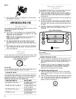 Предварительный просмотр 8 страницы Whirlpool W8CRNGMXD User Instructions