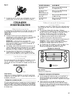 Предварительный просмотр 21 страницы Whirlpool W8CRNGMXD User Instructions