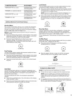 Предварительный просмотр 9 страницы Whirlpool W8CRNGMXD00 User Instructions