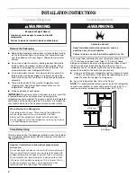 Предварительный просмотр 4 страницы Whirlpool W8TXEWFVB Use & Care Manual