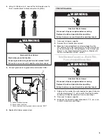 Preview for 9 page of Whirlpool WAHM Installation Instructions Manual