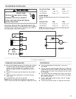 Preview for 17 page of Whirlpool WAHME Installation Instructions And Owner'S Manual