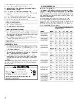 Preview for 18 page of Whirlpool WAHME Installation Instructions And Owner'S Manual