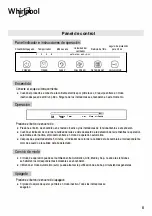 Preview for 9 page of Whirlpool WAP1038Q Manual