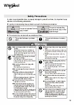 Preview for 20 page of Whirlpool WAP1038Q Manual