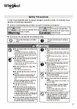 Preview for 21 page of Whirlpool WAP1038Q Manual