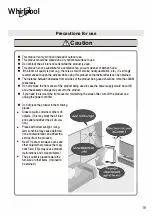 Preview for 23 page of Whirlpool WAP1038Q Manual